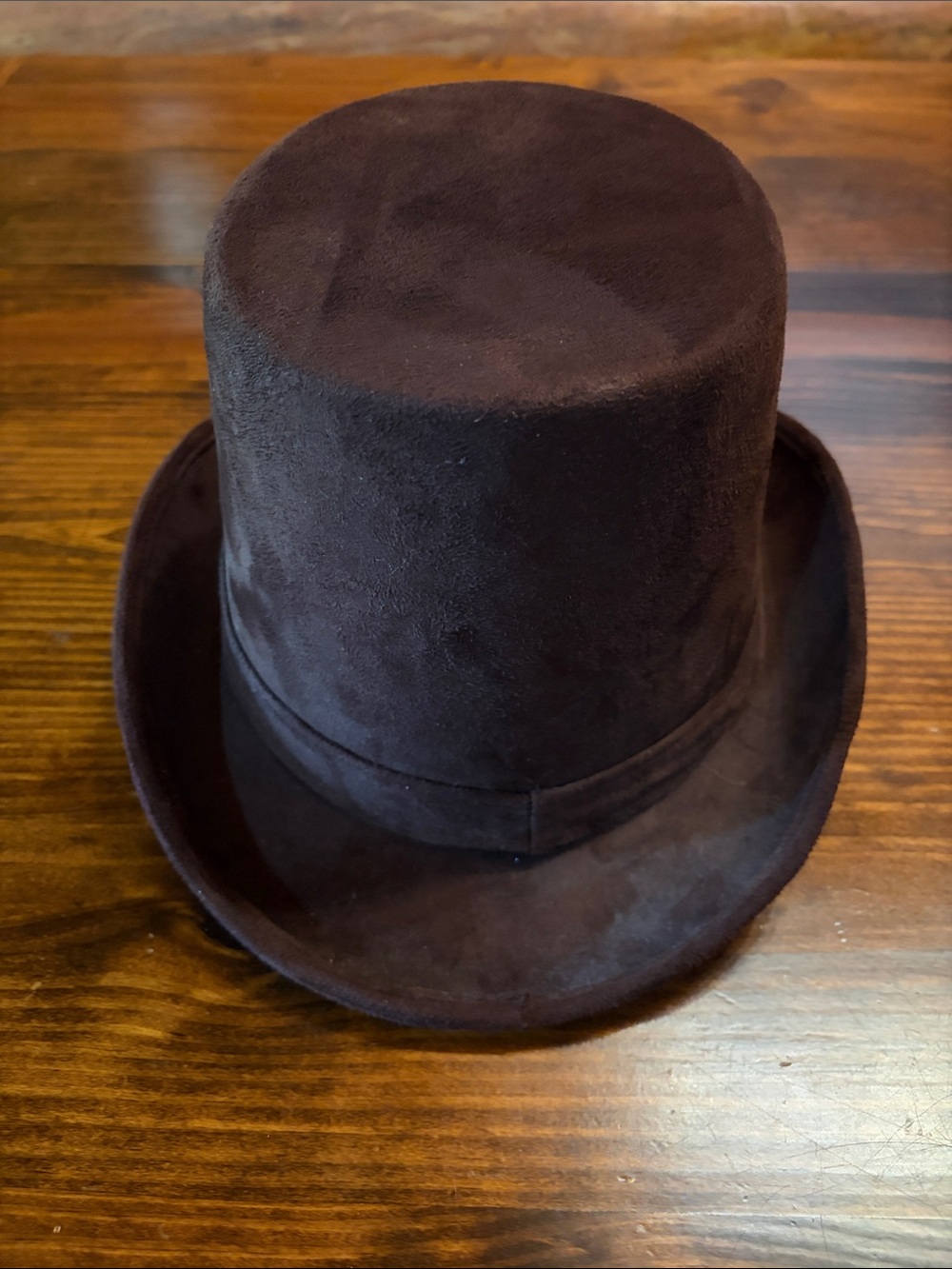 Chocolate Brown Adjustable Top Hat - Picture 2 of 6